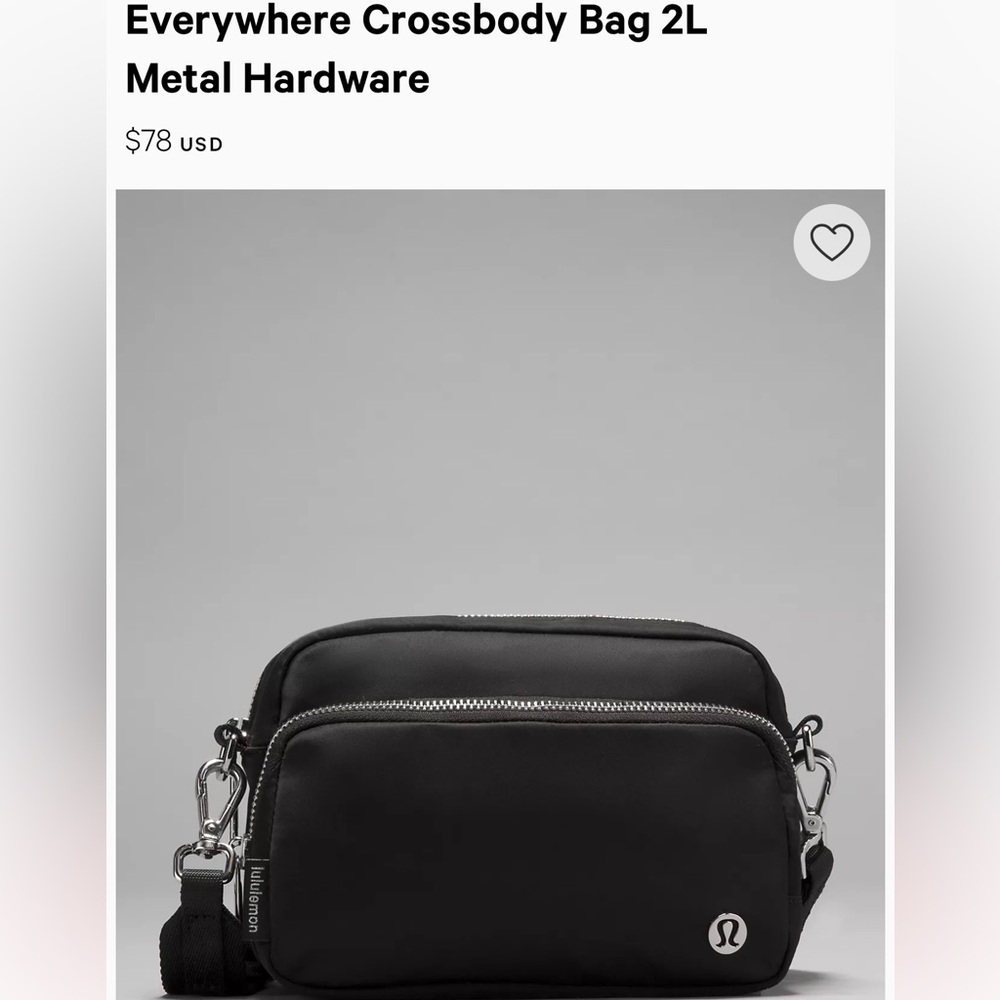 Lululemon everywhere crossbody
